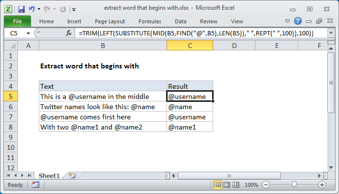 extract-first-two-or-n-words-from-text-string-in-excel-youtube